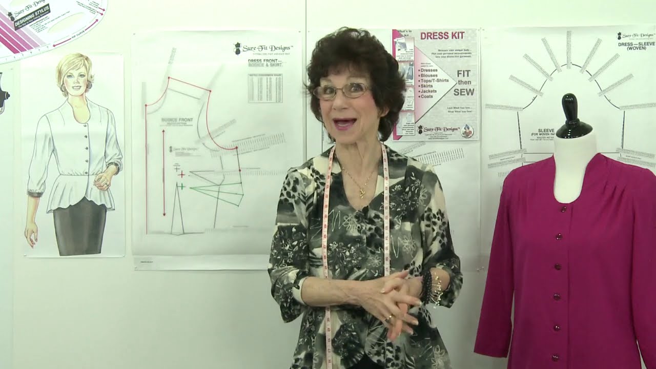 Bust Dart: Positioning the dart level for your torso - Sure-Fit Designs&trade;