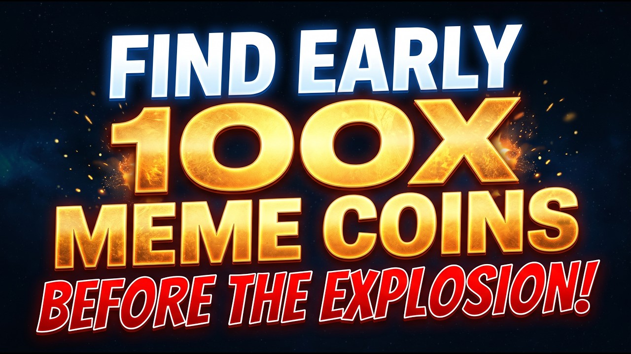 How to Find 100x Meme Coins in 2026 (Before They Explode) - Part 1