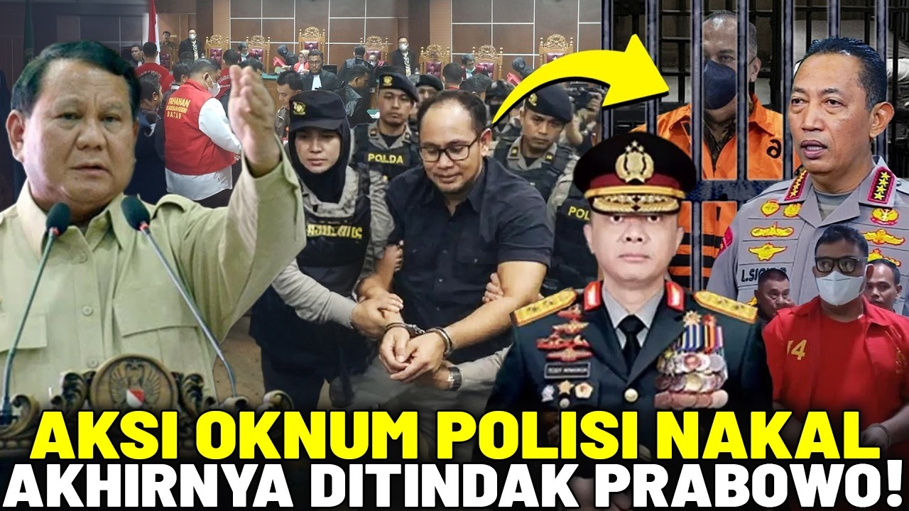 PRABOWO BAKAL GANTI KAPOLRI? Deretan Kasus Oknum Polisi Nakal Melakukan Kejahatan Yang Jadi Sorotan