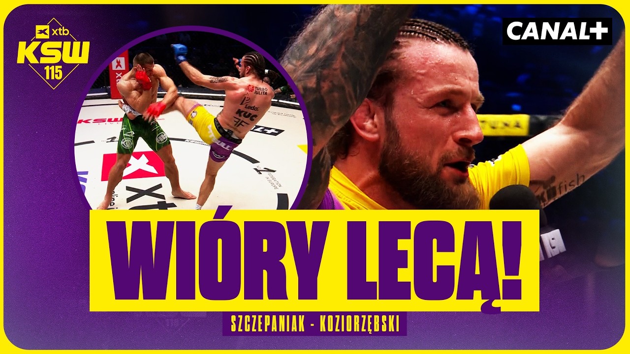 UNDERDOG ZASKOCZYŁ WSZYSTKICH! SZCZEPANIAK - KOZIORZĘBSKI, SKRÓT WALKI (XTB KSW 115)