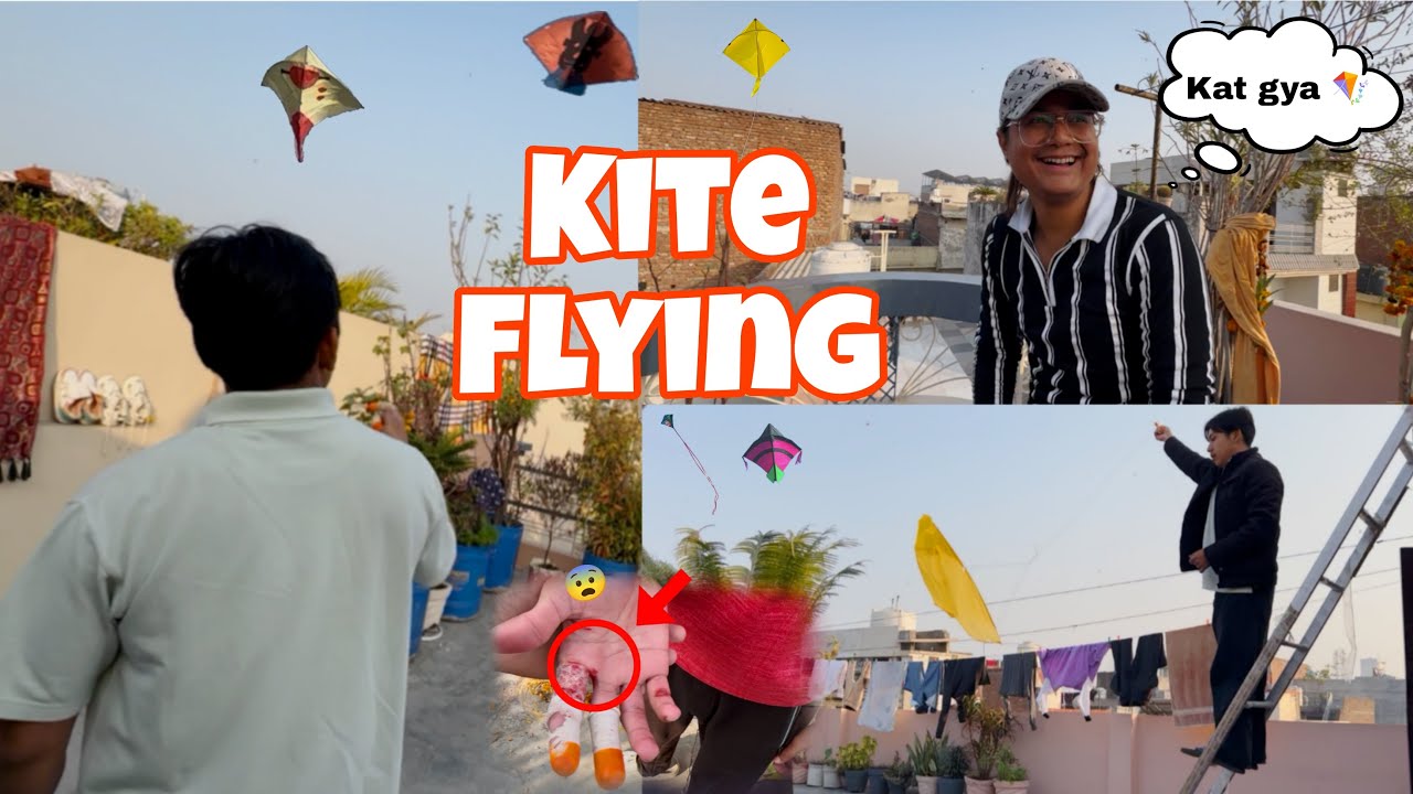 Kite  Flying on Makar Sankranti 2026 🪁￼ Hawa Nahi Chali 🤧 