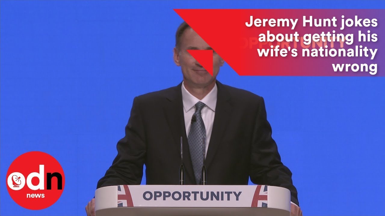 Jeremy Hunt jokes about calling his wife Japanese
