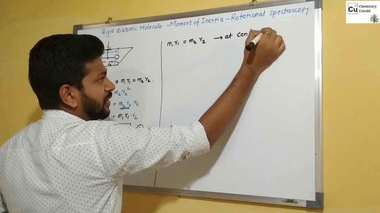 Moment Of Inertia Of Rigid Diatomic Molecule ||Rotational Sepctroscopy -03