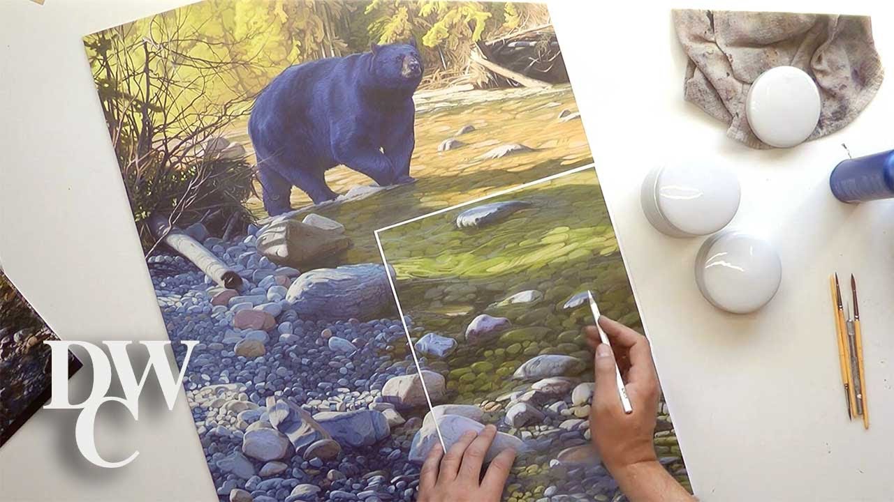 Painting In Acrylics Technique | Colour Copy Overlay Trick