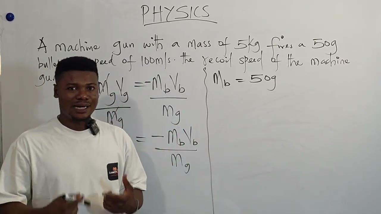CONSERVATION OF ENERGY: RECOIL SPEED