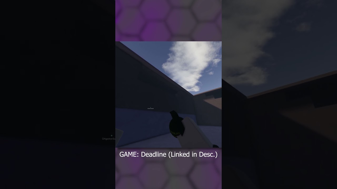 2 Year Deadline Veteran Fails Simple Grenade Throw #shorts #roblox #deadline