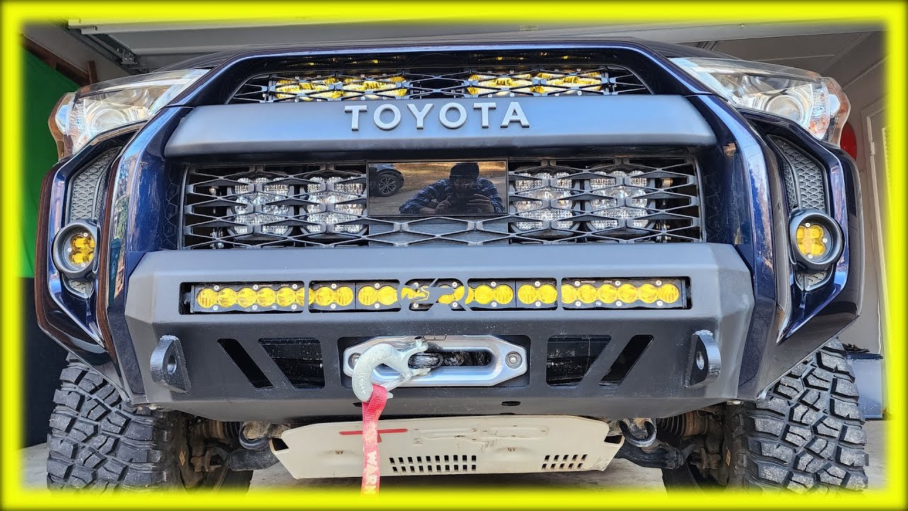 Улучшите свой 4Runner: установка светодиодных бамперов Cali Raised для максимальной защиты на без...