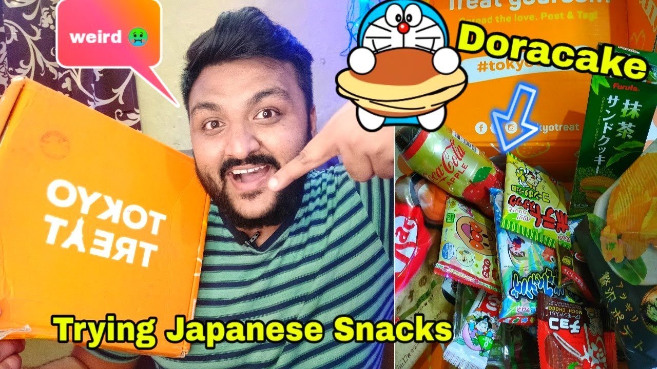 Indian Trying Japanese Snacks || Tokyo Treat Premium Box Unboxing || Japan ki candy & chips ||