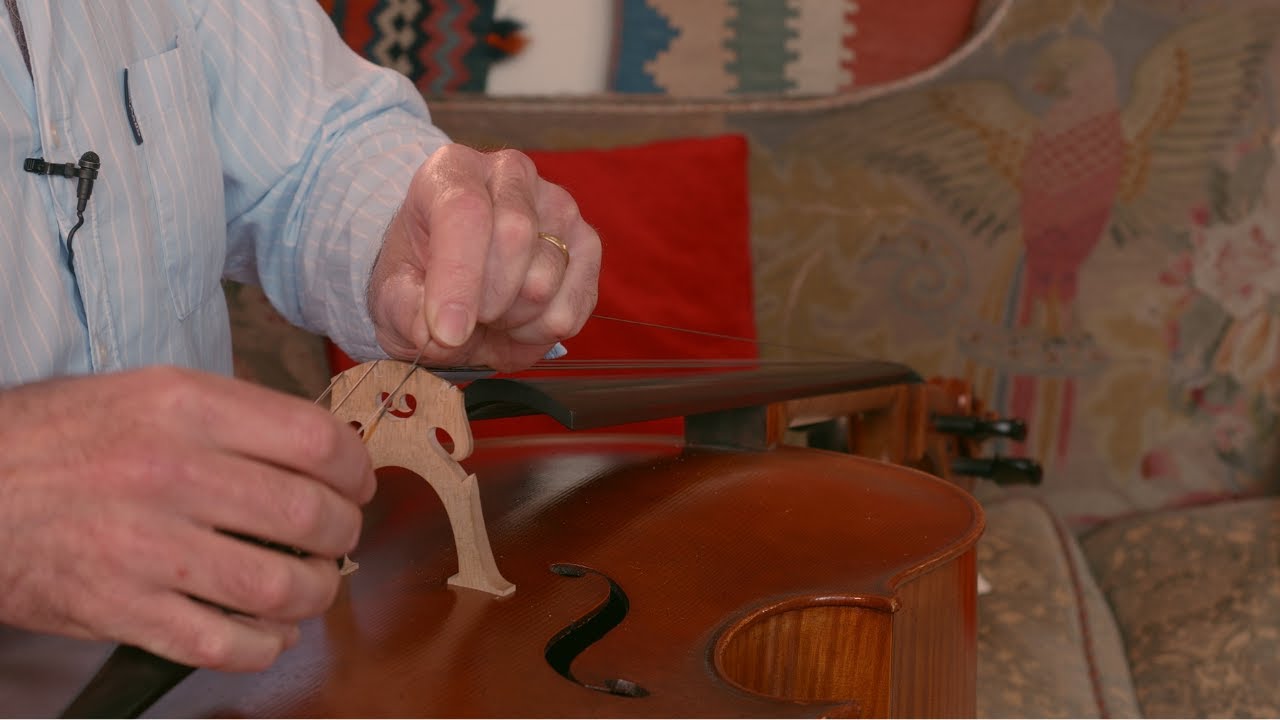 How to change strings on a cello | Robin Aitchison