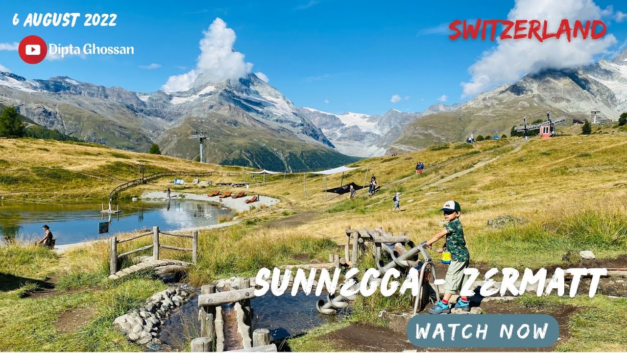 Zermatt, Matterhorn & Sunnegga trekking in summer 2022
