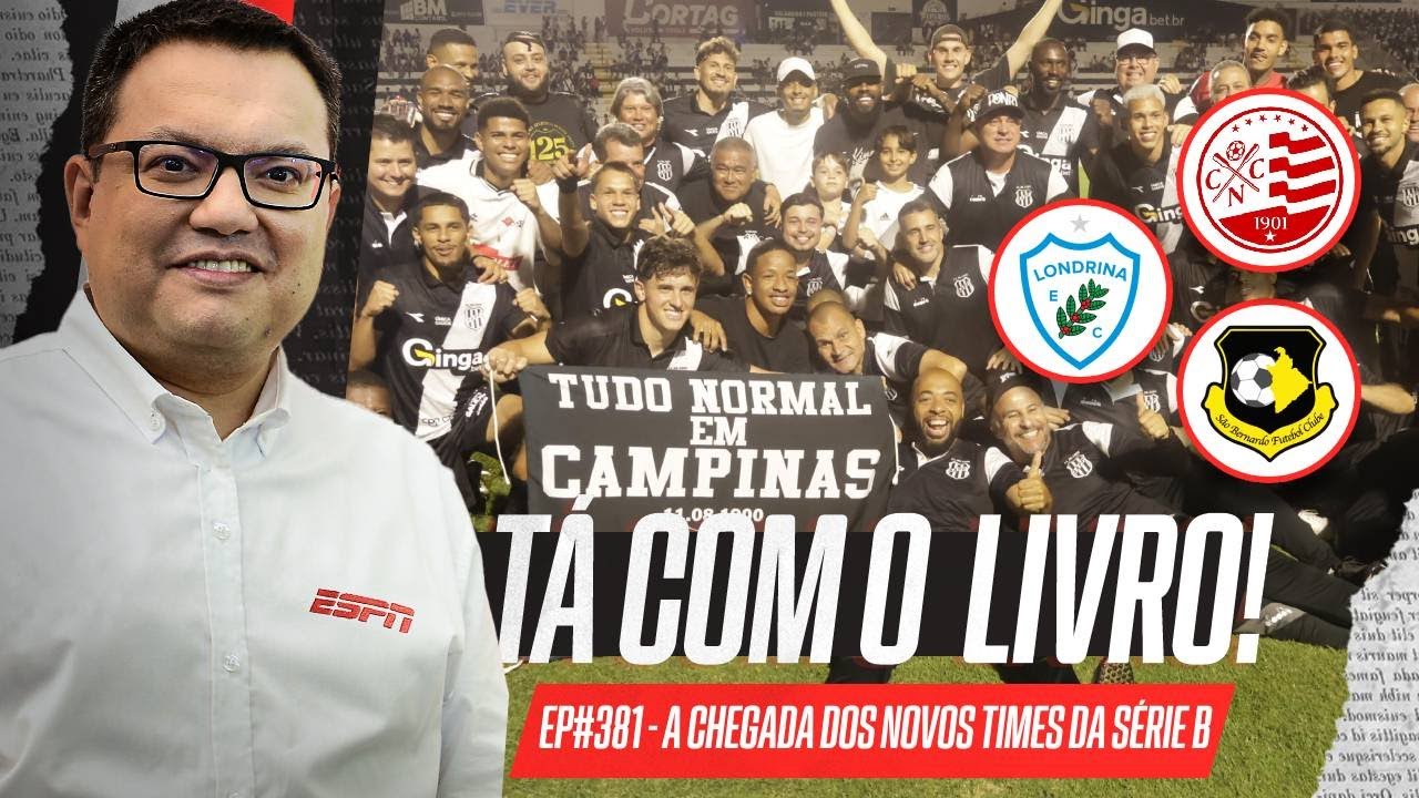 Como chegam os NOVOS CLUBES DA SÉRIE B 2026? Tudo sobre o ACESSO DA SÉRIE C | Tá com o Livro!