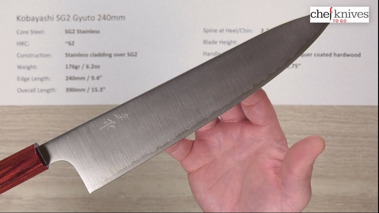 Kobayashi SG2 Gyuto 240mm Quick Look