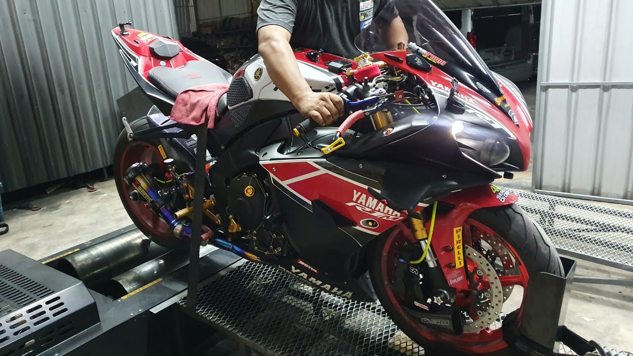 R1 2014 TEST DYNO 173HP. เดิมโรงงานก่อนจูน EP.17
