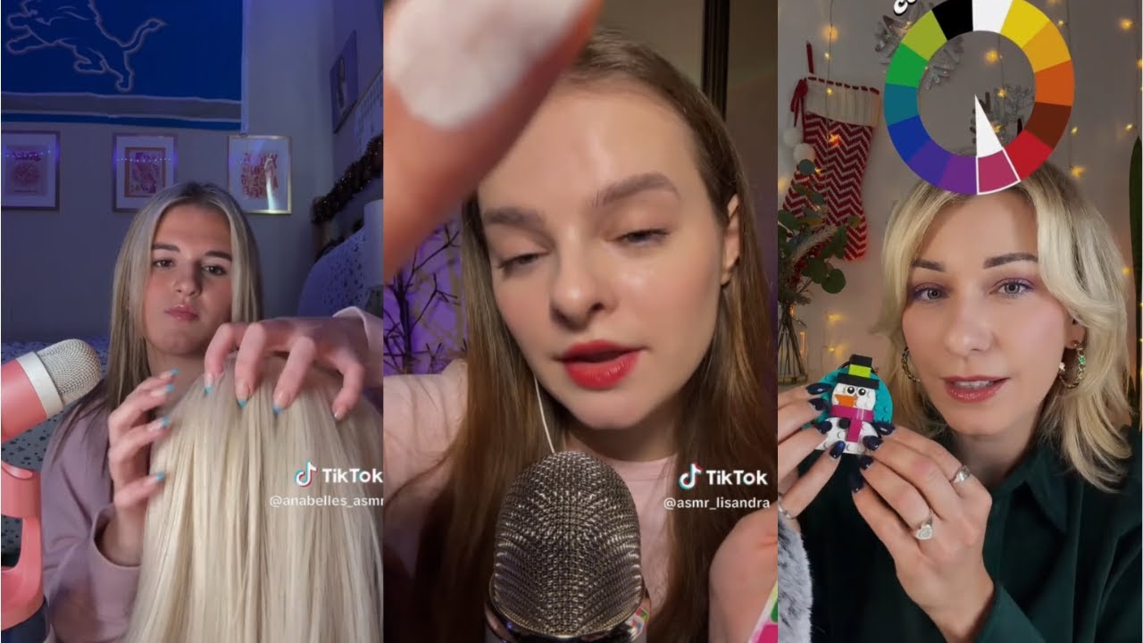 💤🔊 1 HOUR 25 MINUTES RELAXING ASMR TIKTOK COMPILATION