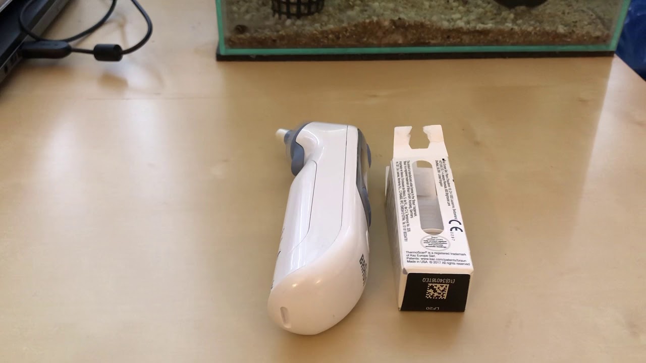 Braun Thermo Scan 7 & thermoscan LF 20 насадки и электронный градусник в ухо подсвечивающийся
