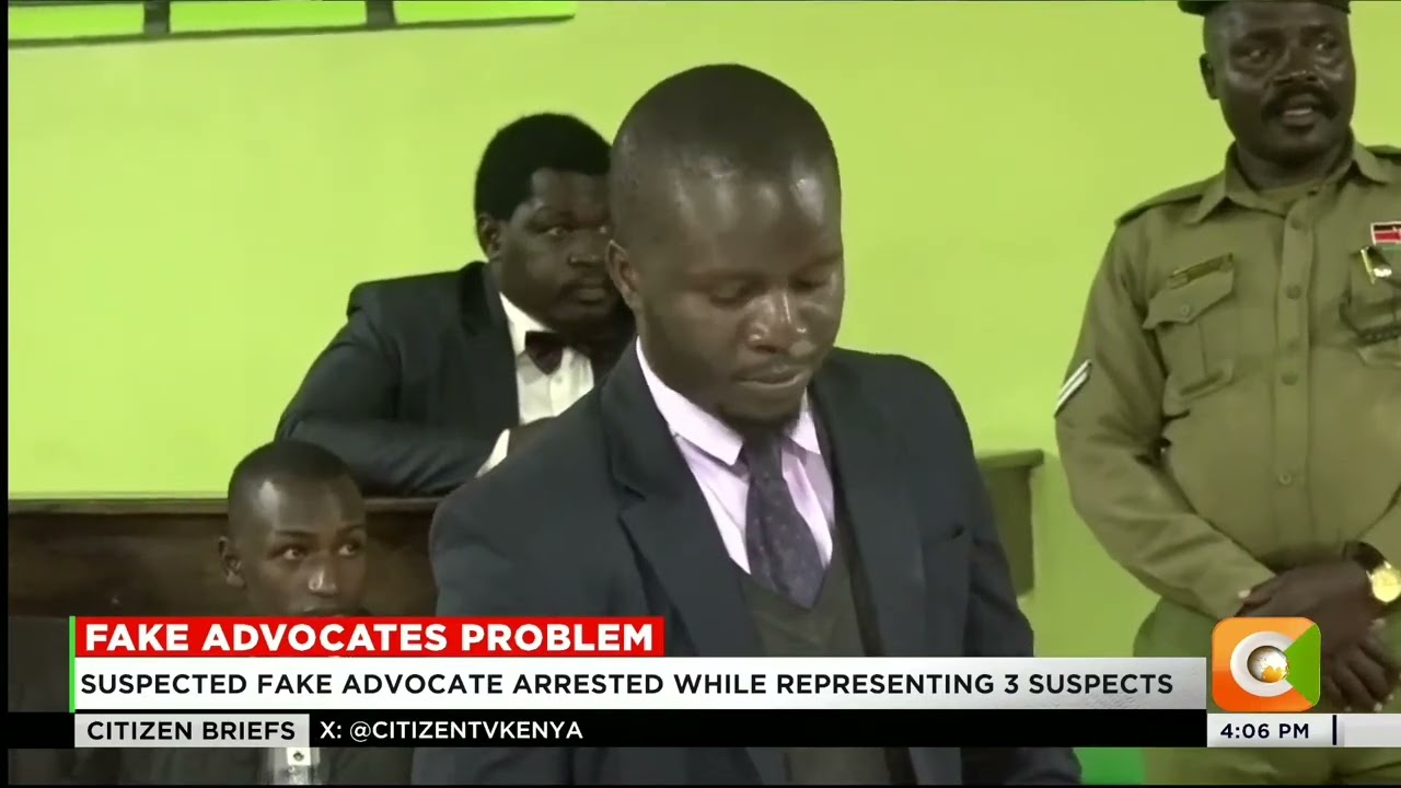 Suspected fake advocate arrested while representing 3 suspects in Kisii law court