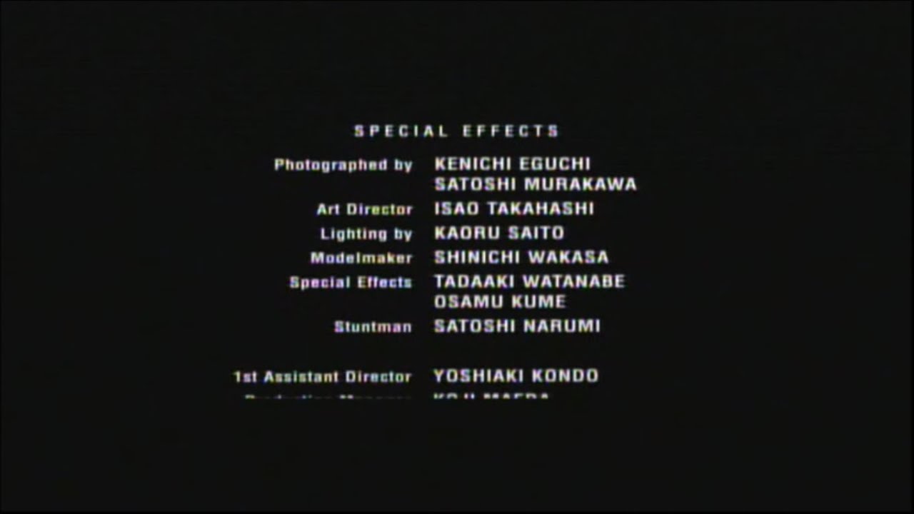 Godzilla 2000 (1999) End Credits (HBO Zone 2024)