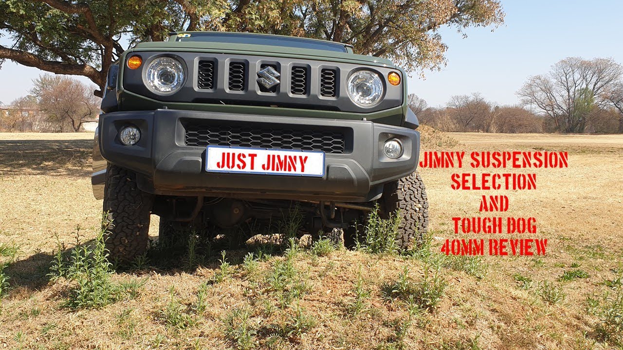 New Jimny Suspension options and 40mm Tough Dog Review
