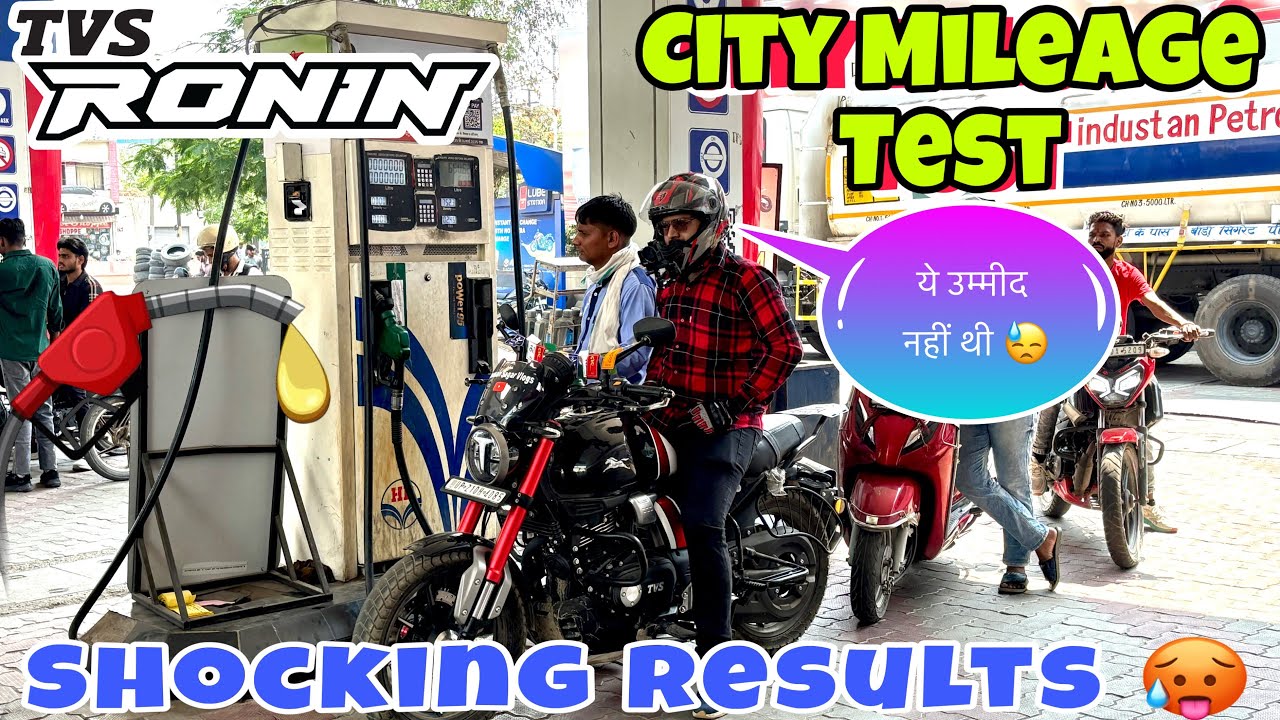 2025 TVS Ronin 225 City Mileage Test 🔥| Real City Mileage 🔥| Shocking Results 😱 | Raman Sagar Vlogs
