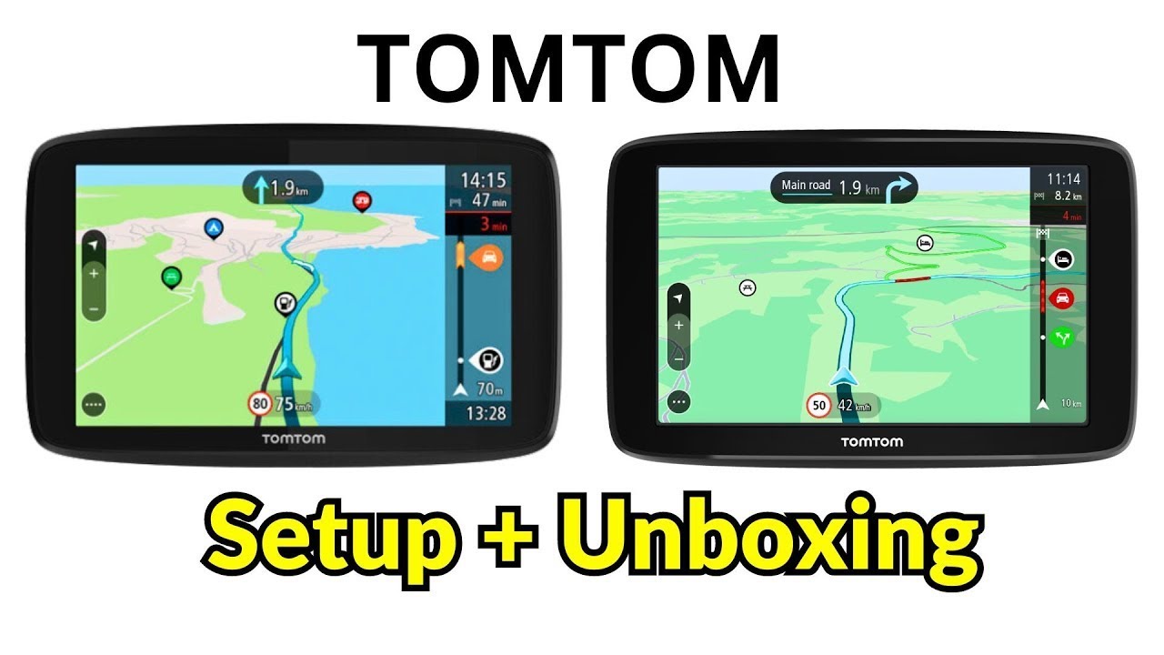 TomTom Go Classic 6 EU + TomTom Go Camper Tour Setup and Unboxing