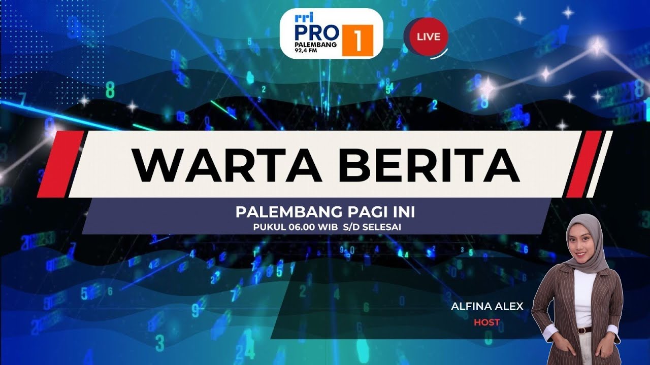WARTA BERITA PAGI - RRI PALEMBANG, 16 MARET 2026