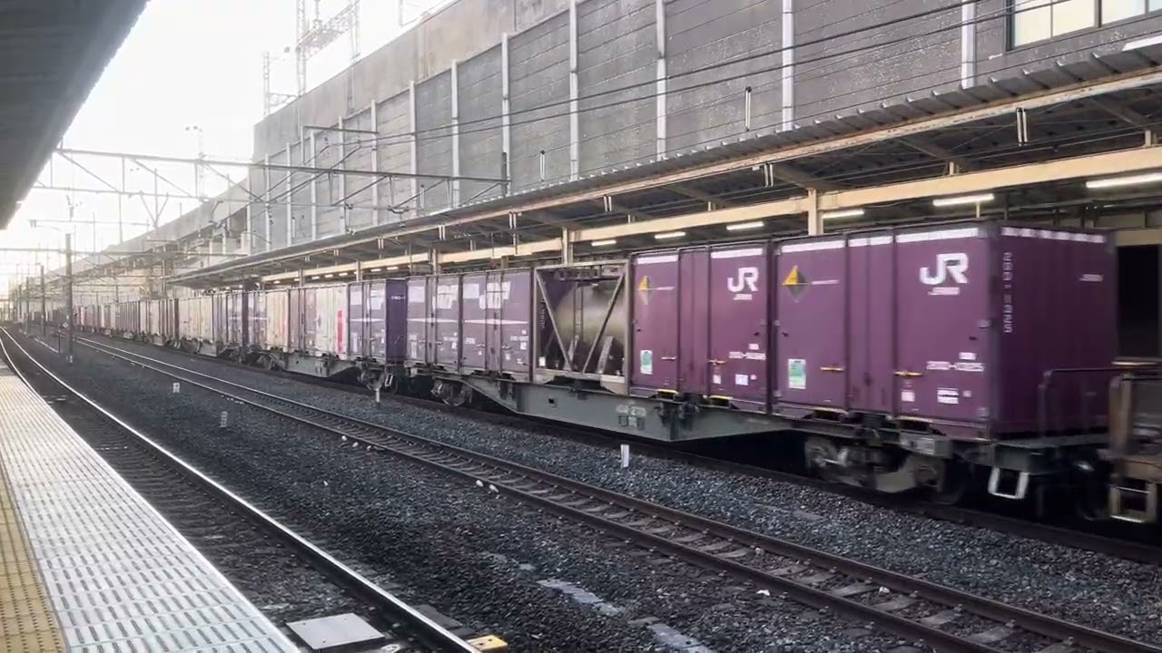 JR貨物EH500形63号機（金太郎）小山駅　通過