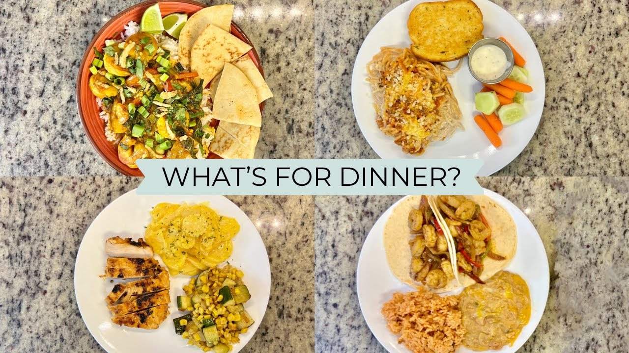 WHAT’S FOR DINNER? | EASY & BUDGET FRIENDLY | REALISTIC WEEKNIGHT MEALS | DINNER INSPIRATION