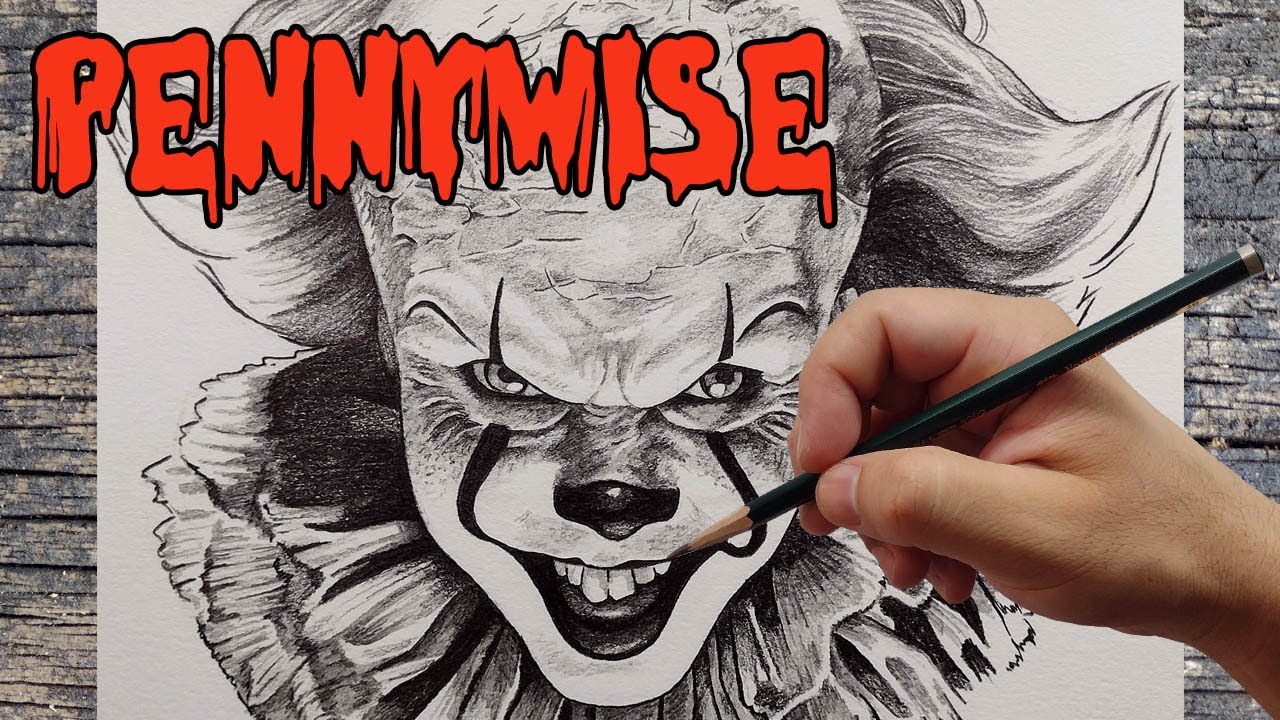 Como Desenhar o Pennywise Passo a Passo | Método Loomis | IT