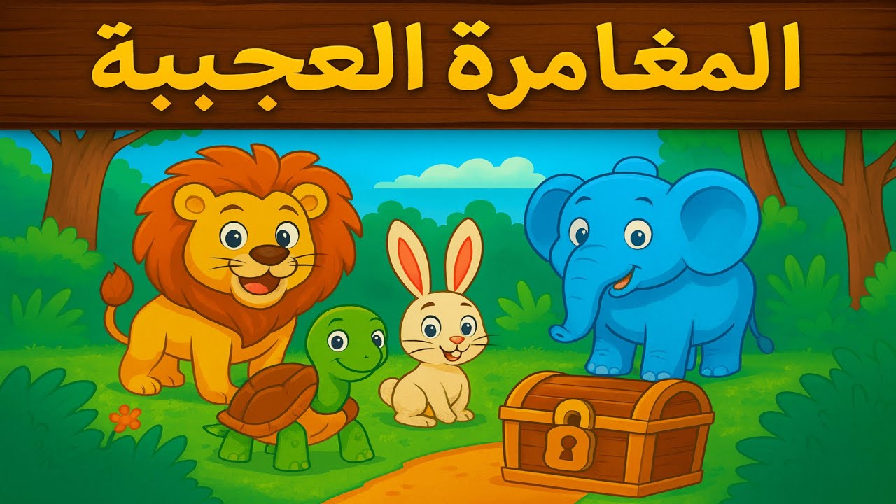 الصندوق الغامض في الغابة… مغامرة مذهلة للأطفال!