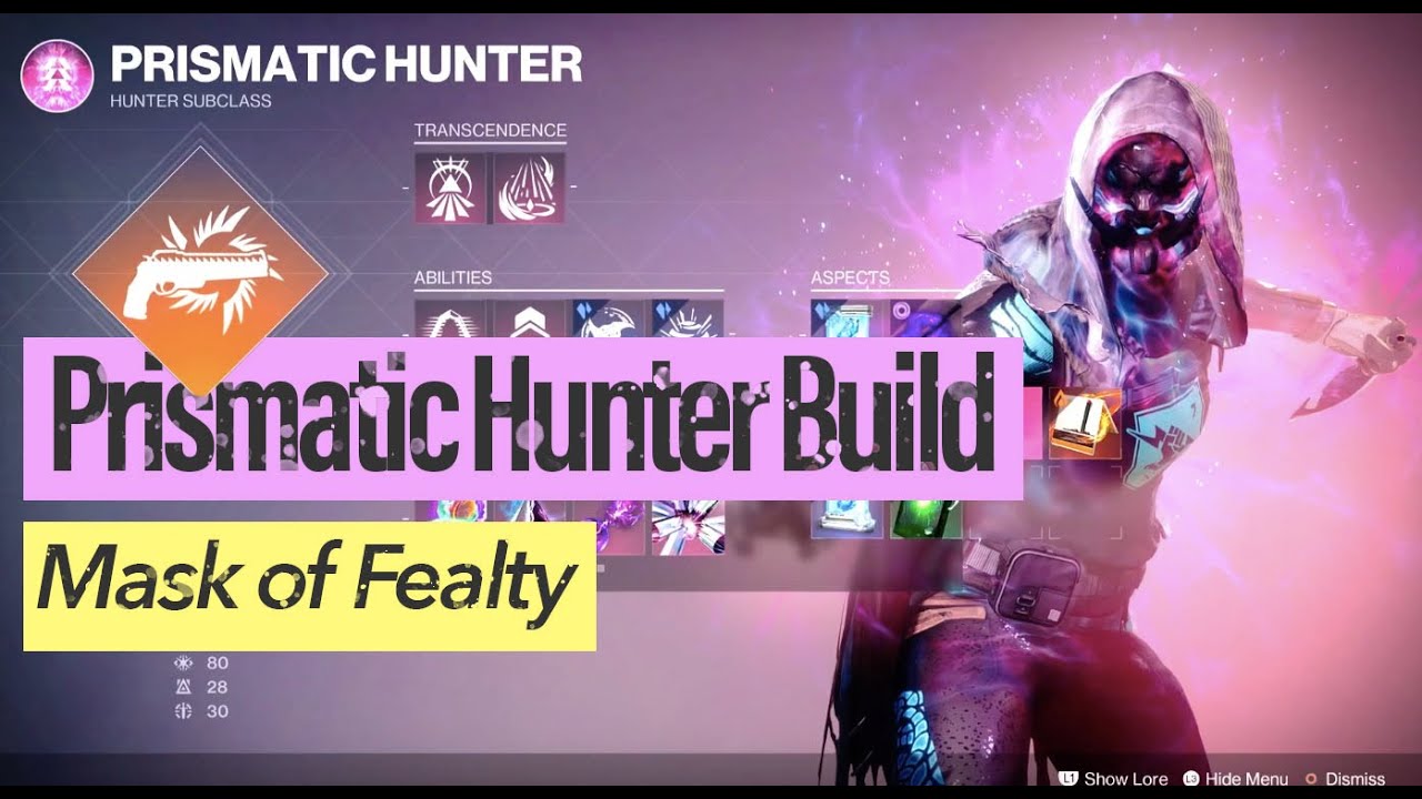 Mask of Fealty Prismatic Hunter Build | Edge of Fate | Destiny 2