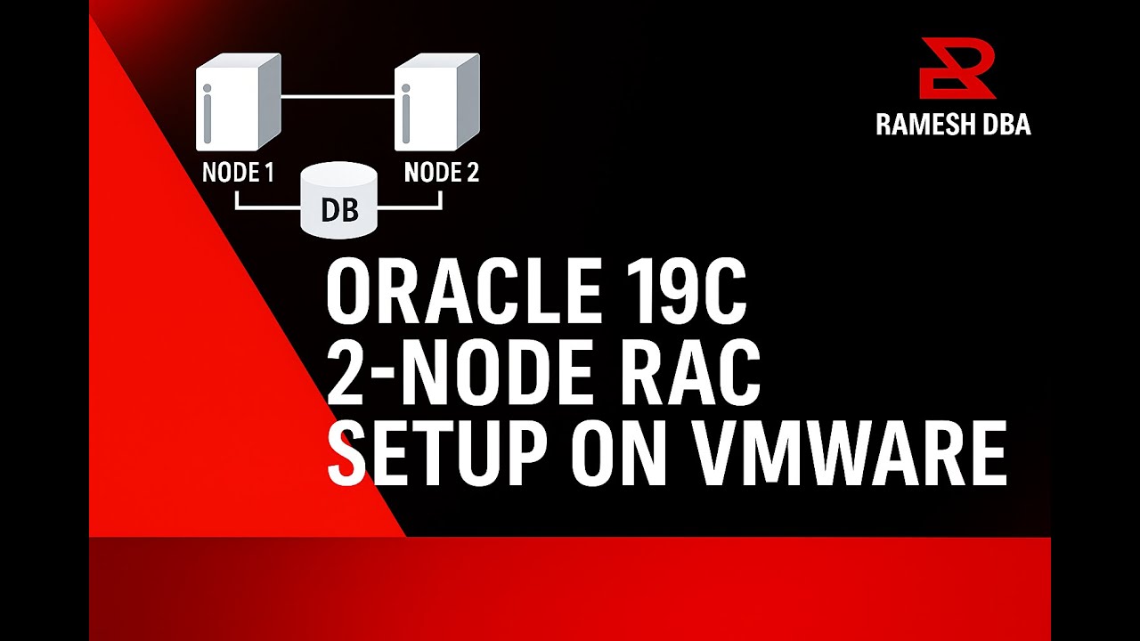 💥 2-Node Oracle 19c RAC Setup Using One Shell Script (LAB ONLY) | Ramesh DBA