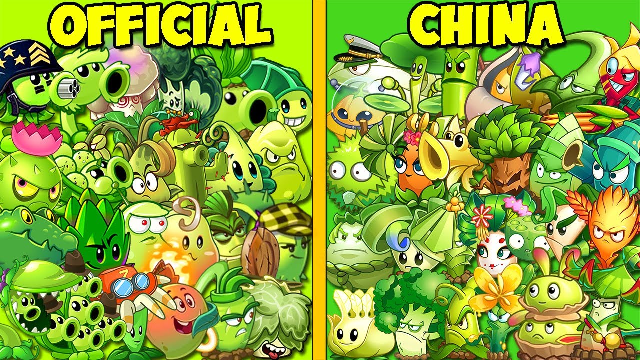 Plant Team INTERNATIONAL vs CHINA Version - Who Will Win? - Pvz 2 Team Plant Battlez