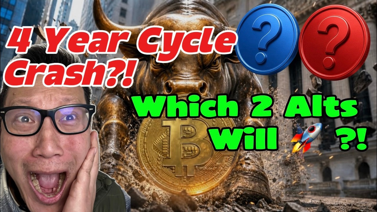 4-летний цикл: крах биткоина в октябре?! Какие 2 альткоина взлетят?! #BTC #ethereum