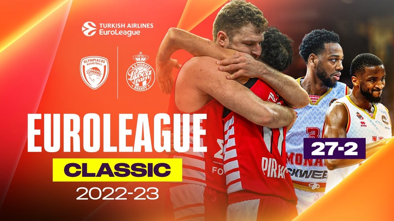 Olympiacos vs Monaco EXTENDED Classic Highlights 2023