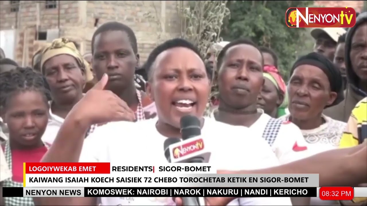 ISAIAH KOECH  FROM SIGOR COMPLETES 72-HOUR TREE HUG TO RAISE FUNDS FOR AILING BROTHER