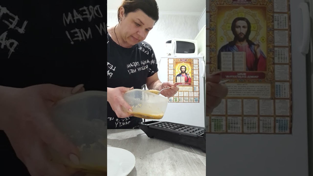 ВАФЕЛЬКИ НА ЗАВТРАК #ешьихудей #готовимвместе