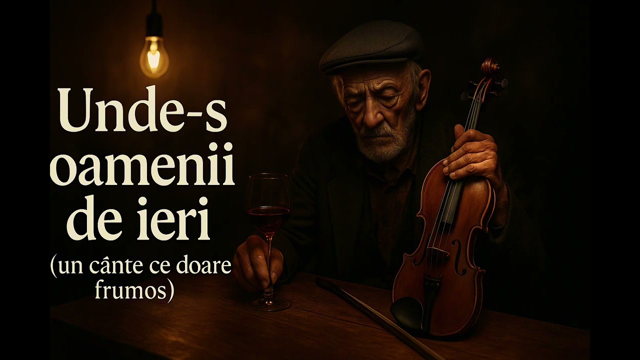 Unde-s oamenii de ieri (un c&acirc;ntec ce doare frumos)