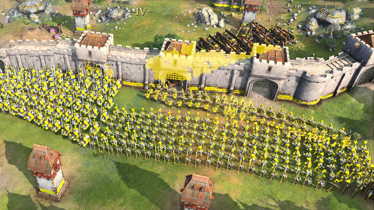 THE MOUNTAIN PASS - Age of Empires 4 Gameplay