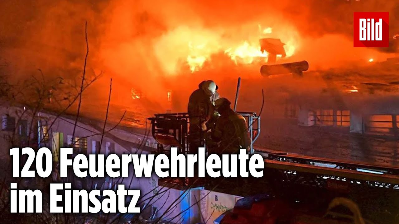 Gro&szlig;brand in Berliner U-Bahnhof Onkel Toms H&uuml;tte