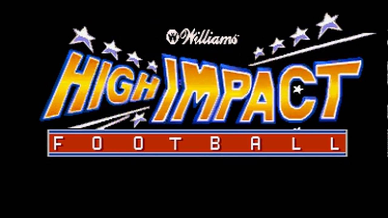 High Impact Football (Williams 1990)  Attract Mode 60fps