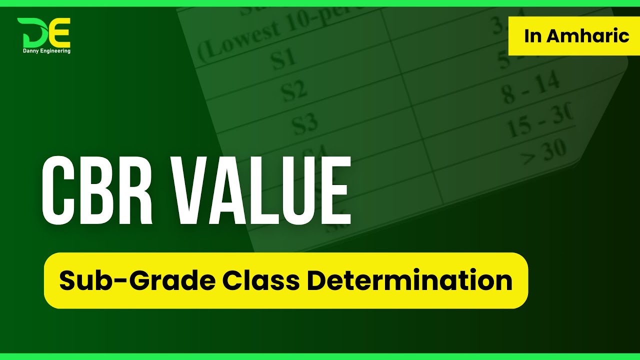 CBR Value For Sub Grade Class Determination