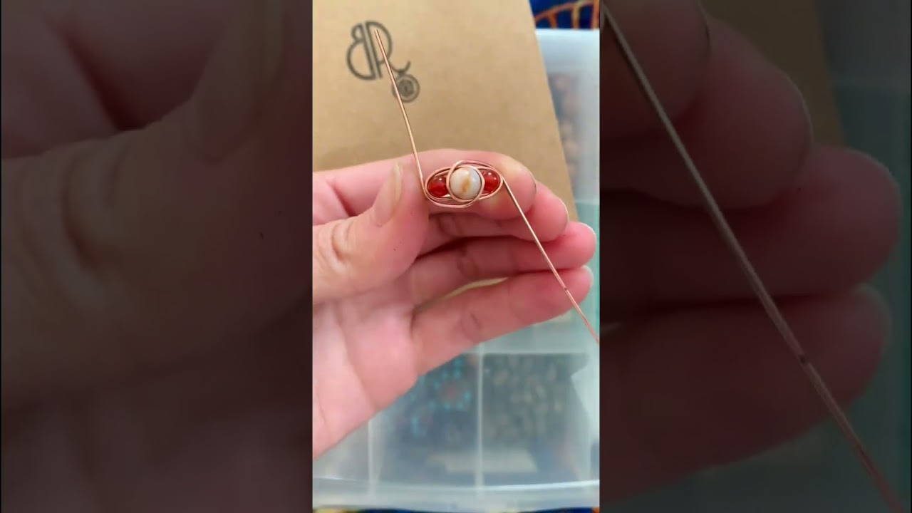 3 Bead Wire Wrapped Ring Tutorial for Beginners, Simple Wire Wrap Ring Tutorial, DIY Crystal Ring