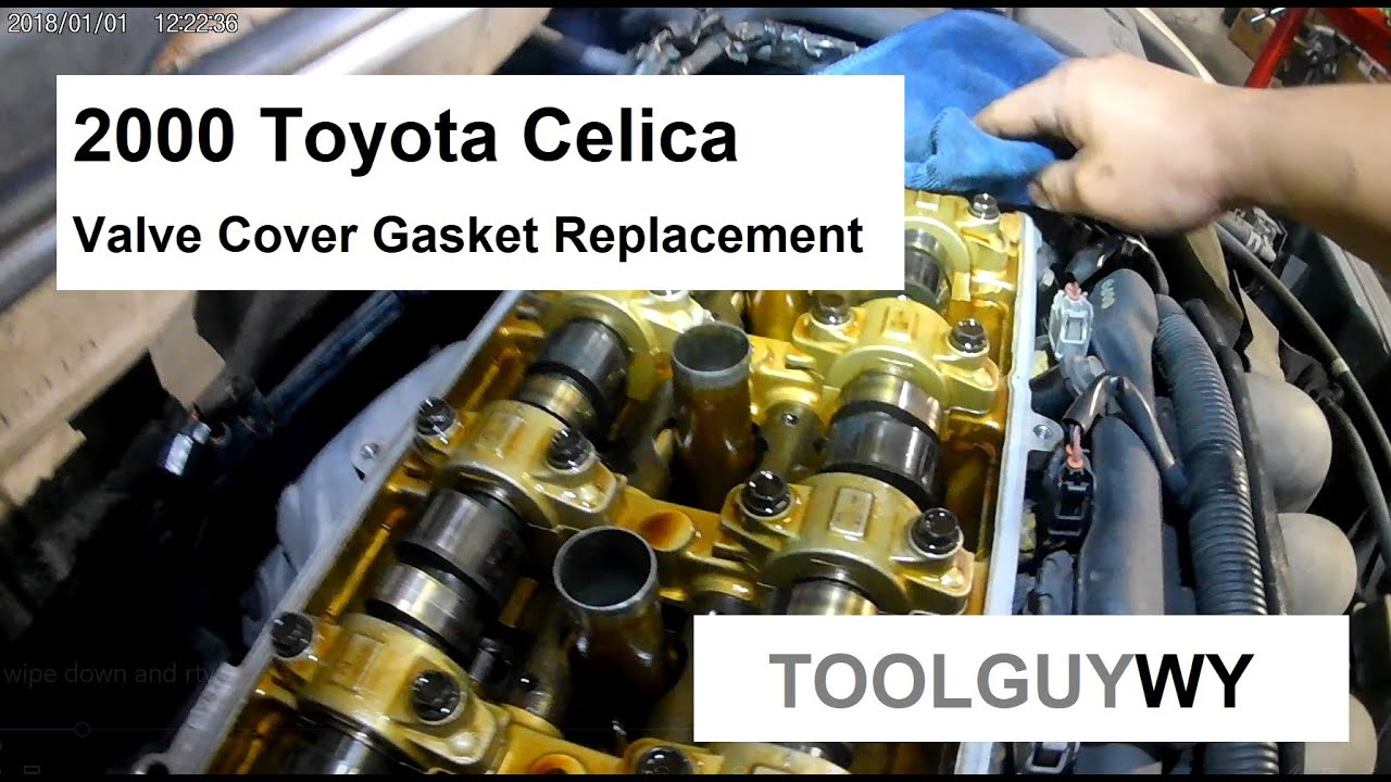 2000 Toyota Celica Valve Cover Gasket Replacement DIY