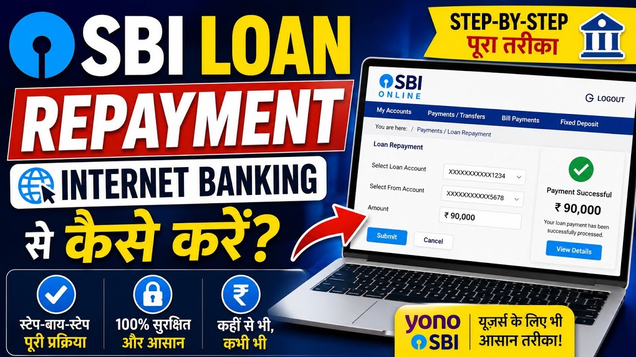 How to make an SBI loan repayment online | SBI loan payment step-by-step full process