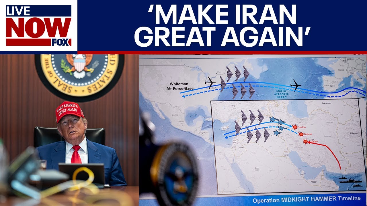 President Trump hints at Iranian regime change following U.S. strikes on nuclear facilities