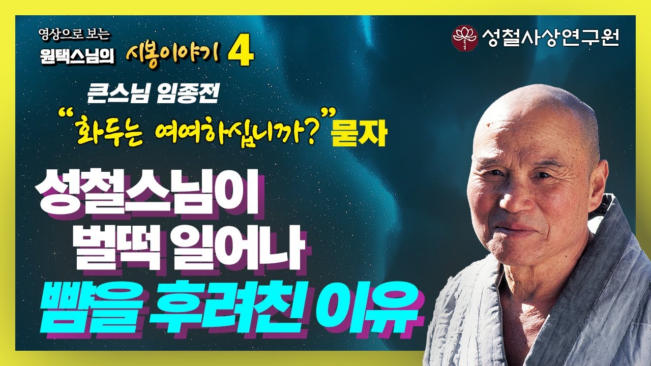 성철스님이 벌떡 일어나 뺨을 후려친 이유 : 큰스님 열반에 드시던 날 [원택스님의 성철스님 시봉이야기 4회]