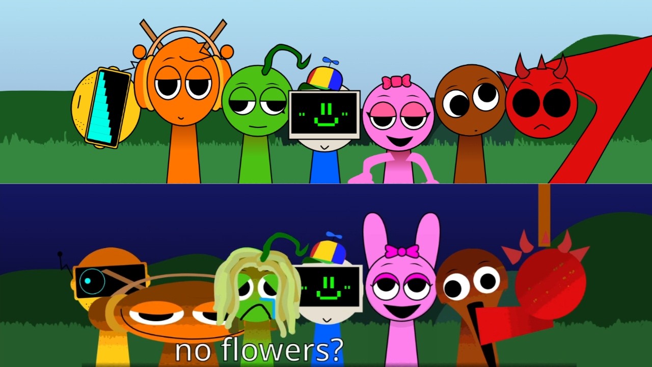 Sprunki Characters BEFORE vs AFTER… What Happened?! 😨