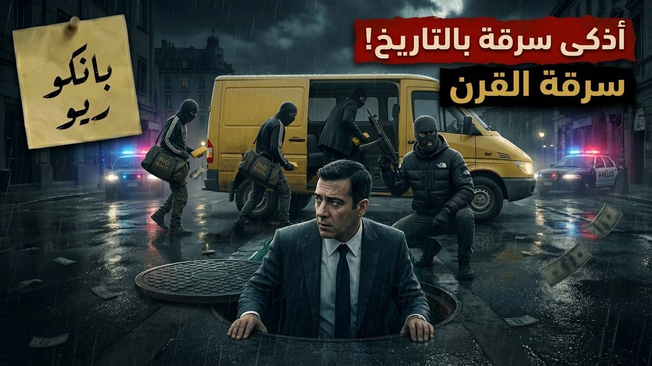 أذكى عملية سرقة في التاريخ دخلوا البنك أمام الشرطة واختفوا كالأشباح! سرقة القرن بانكو ريو