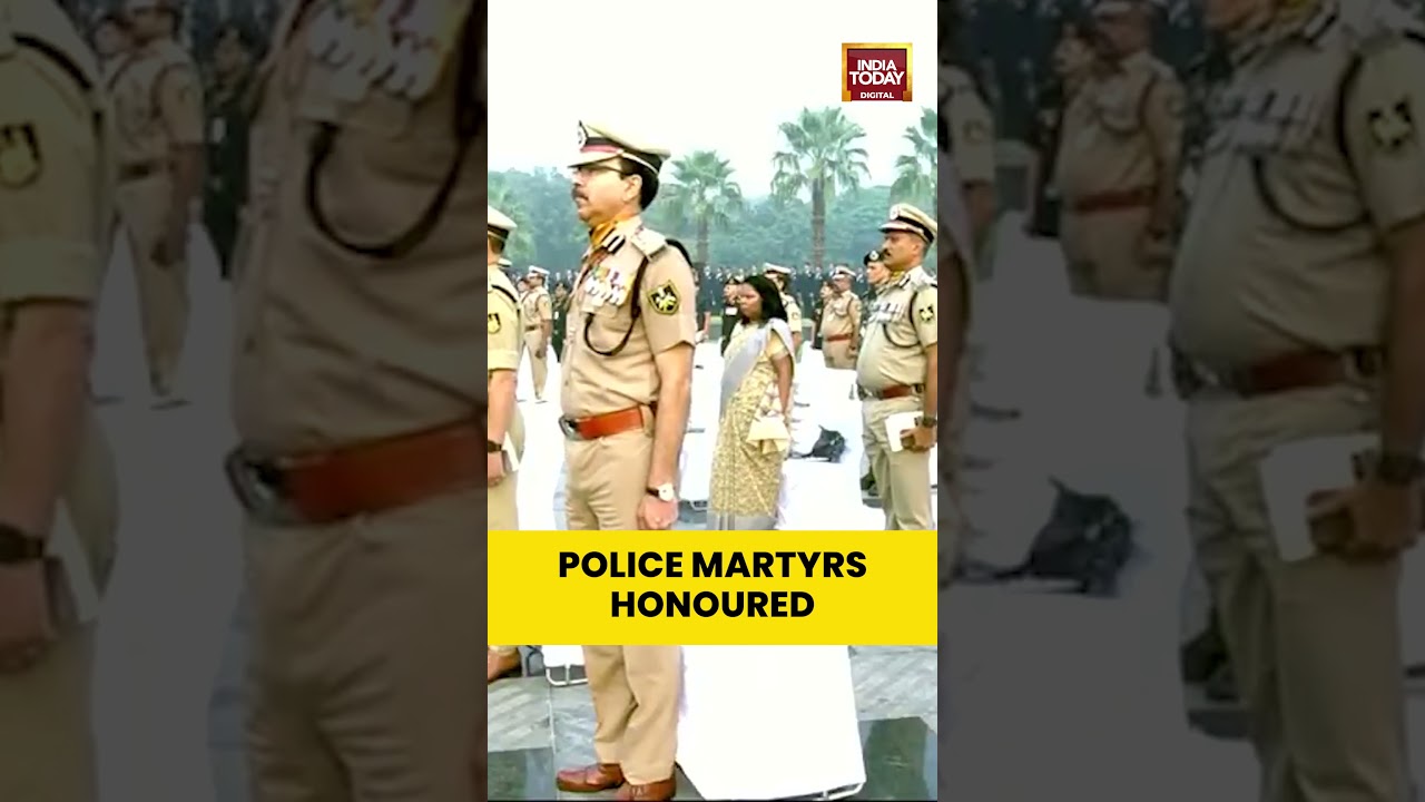 #rajnathsingh Pays Tribute to Police Martyrs at National Police Memorial, #delhi | India Today