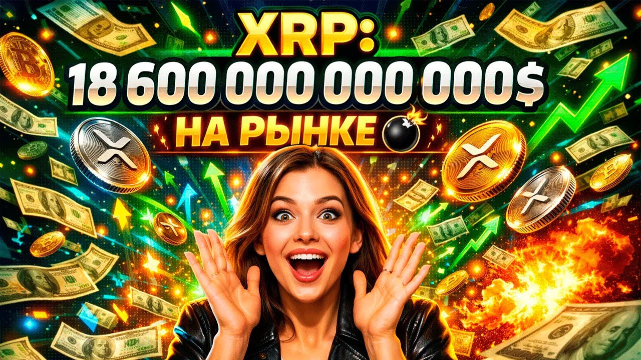XRP: 18 600 000 000 000$ НА РЫНКЕ 💣 КТО КОНТРОЛИРУЕТ ДВИЖЕНИЕ?